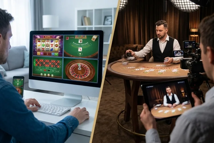 Live Casino vs. Traditional Online Casino Games: Key Differences